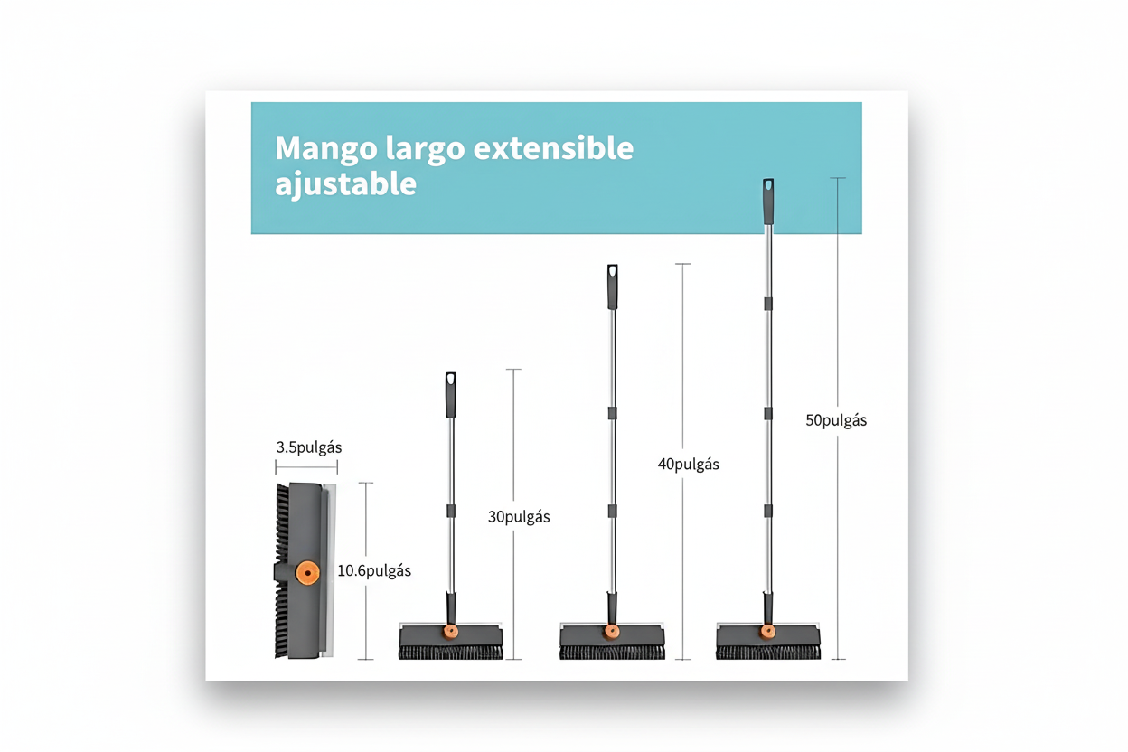 Cepillo AIR 3-en-1 con Mango Extensible