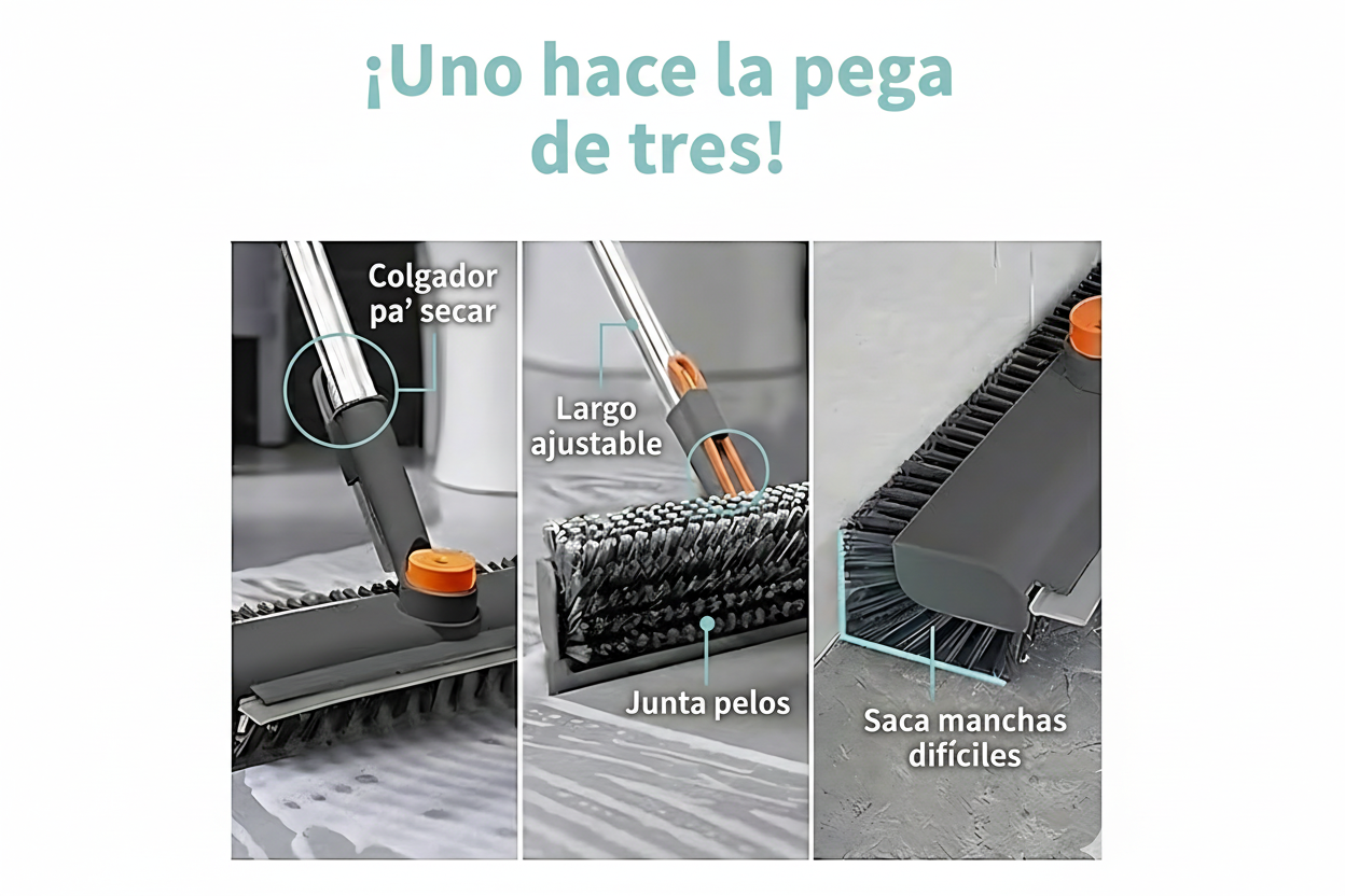 Cepillo AIR 3-en-1 con Mango Extensible